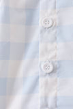 Blue Gingham Shorts Set Aaria Tees