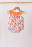 Coral Jesus Loves me Embroidered Floral Bubble Aaria Tees