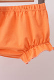 Coral Jesus Loves me Embroidered Floral Bloomer Set Aaria Tees