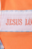 Coral Jesus Loves me Smocked Jon Jon Aaria Tees