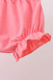 Pink Floral Ruffle Bloomer Set Aaria Tees