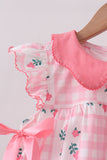 Pink Floral Ruffle Bloomer Set Aaria Tees