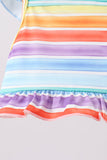 Rainbow Stripe Swimsuit Aaria Tees