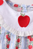 Red Apple Embroidered Bloomer Set Aaria Tees