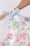 Blue Hydrangea Ruffle Bloomer Set - Aaria Tees Aaria Tees