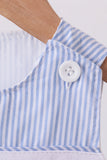 Blue Whale Embroidered Seersucker Jon Jon Aaria Tees