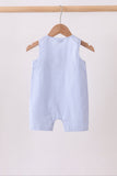Blue Whale Embroidered Seersucker Jon Jon Aaria Tees