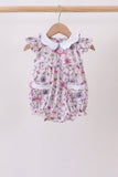 Purple Garden Ruffle Bubble Aaria Tees