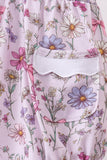 Purple Garden Ruffle Bubble Aaria Tees