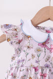 Purple Garden Ruffle Bubble Aaria Tees