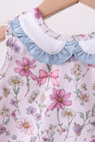 Purple Garden Ruffle Bloomer Set Aaria Tees