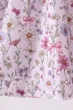 Purple Garden Ruffle Dress Aaria Tees