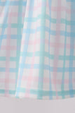 Blue Plaid Ruffle Bloomer Set Aaria Tees