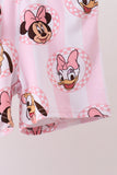 Pink character bamboo pajama set Aaria Tees