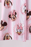 Pink character bamboo pocket pajama set Aaria Tees