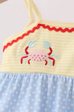 Blue Crab Applique Bubble - Aaria Tees Aaria Tees