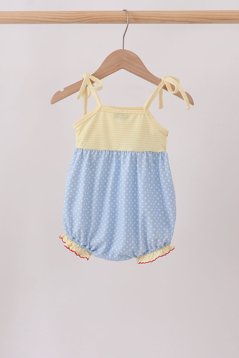 Blue Crab Applique Bubble - Aaria Tees Aaria Tees