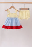 Blue Crab Applique Bloomer Set - Aaria Tees Aaria Tees