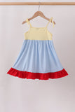 Blue Crab Applique Dress - Aaria Tees Aaria Tees