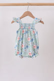 Floral Smocked Bubble Aaria Tees