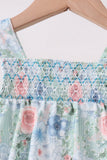 Floral Smocked Bubble Aaria Tees