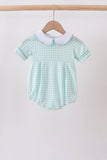 Green Gingham Bubble Aaria Tees