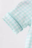 Green Gingham Bubble Aaria Tees
