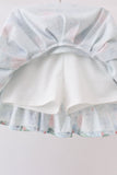 Floral Print Skorts Set Aaria Tees