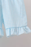 Green house floral Ruffle Shorts Set Aaria Tees