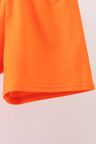 Orange Tennessee Smocked Shorts Set - Aaria Tees Aaria Tees