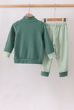 Teal Stripe Jogger Set - Aaria Tees Aaria Tees