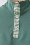 Teal Stripe Jogger Set - Aaria Tees Aaria Tees