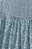 Teal Floral Mom Dress - Aaria Tees Aaria Tees