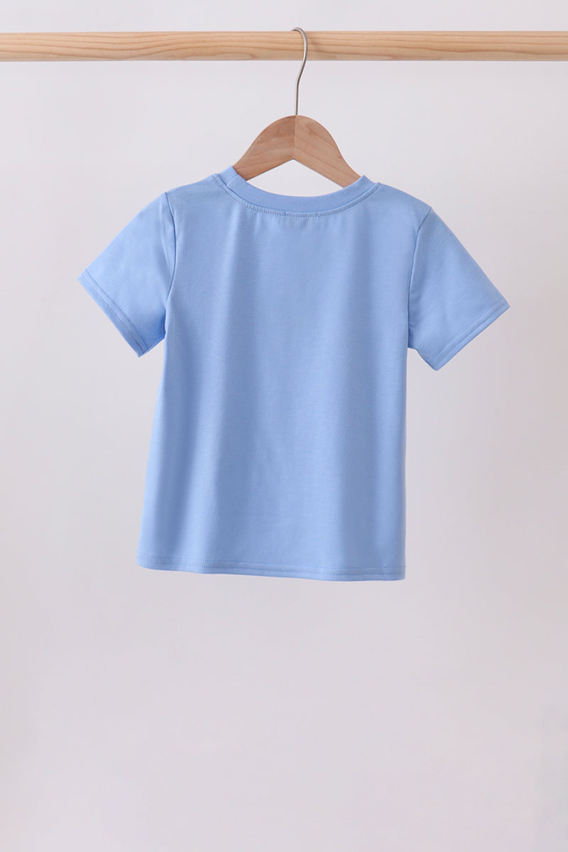 Blue Crocodile Applique Top - Aaria Tees Aaria Tees