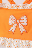 Orange Bow Ruffle 2PC Swimsuit - Aaria Tees Aaria Tees