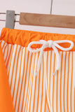 Orange Football 2PC Long Sleeve Swimsuit - Aaria Tees Aaria Tees