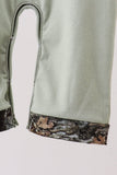 Sage Hunting Embroidered Romper Aaria Tees