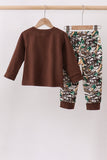 Camouflage Hunting Embroidered Pants Set Aaria Tees