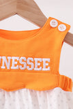 Orange Tennessee Applique Bubble - Aaria Tees Aaria Tees