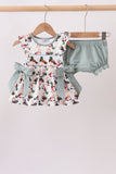 Sage Mallard French Knot Bloomer Set - Aaria Tees Aaria Tees