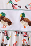 Sage Mallard French Knot Ruffle Shorts Set - Aaria Tees Aaria Tees