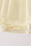 Cream smocked bubble - Aaria Tees Aaria Tees