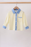 Cream button down shirt - Aaria Tees Aaria Tees