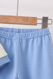 Cream smocked pants set - Aaria Tees Aaria Tees