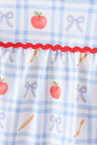Red Apple Print Bloomer Set - Aaria Tees Aaria Tees