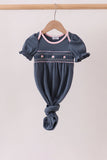 Garden Rose Smocked Gown - Aaria Tees Aaria Tees