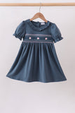 Garden Rose Smocked Ruffle Dress - Aaria Tees Aaria Tees