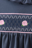 Garden Rose Smocked Ruffle Pants Set - Aaria Tees Aaria Tees