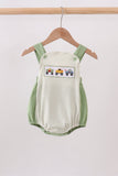 Monster truck embroidery stripe bubble - Aaria Tees Aaria Tees
