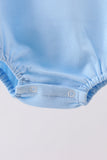 Blue Chicken Applique Bubble - Aaria Tees Aaria Tees